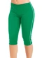 Moda Pop - Calça Corsário em Helanca Azul Marinho - variação: Verde
