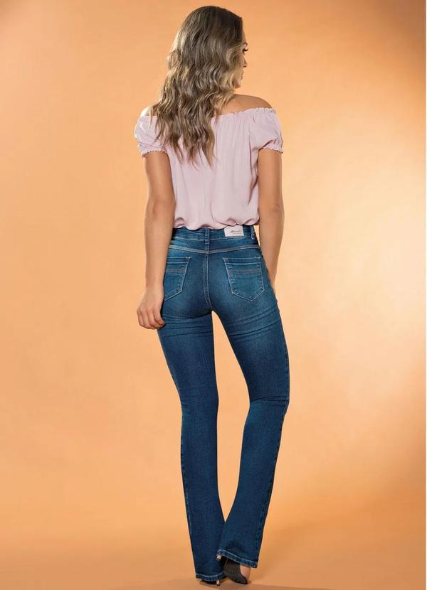 Sawary Jeans - Calça Boot Cut Sawary Jeans com Bolsos 5