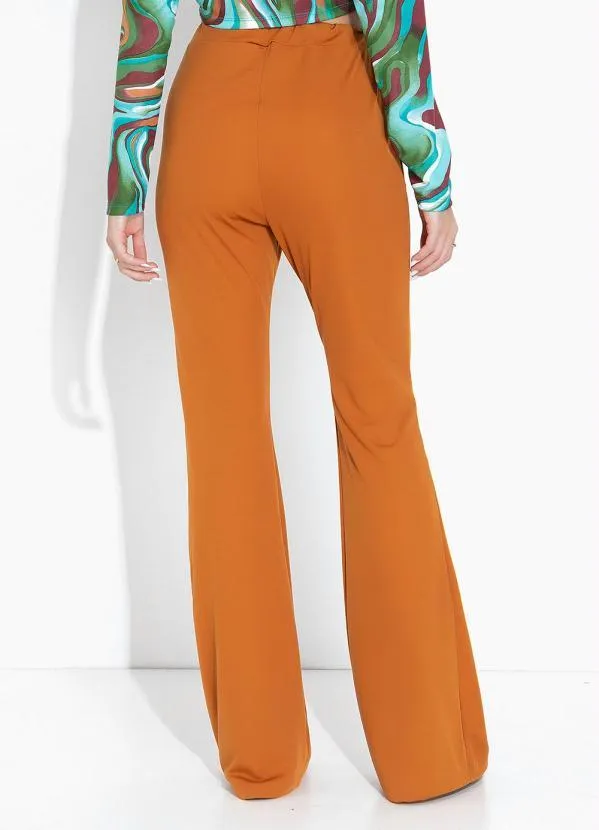 Moda Pop - Calça Caramelo com Cintura Alta 2