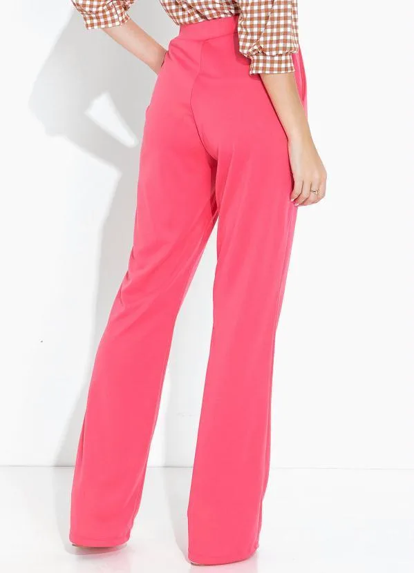 Moda Pop - Calça Coral com Bolsos Funcionais 2