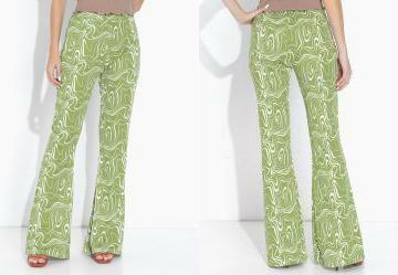 Cala Efeito Lquido Verde Flare com Elstico