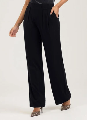 Cativa - Calça em Viscose Preto - CATIVA