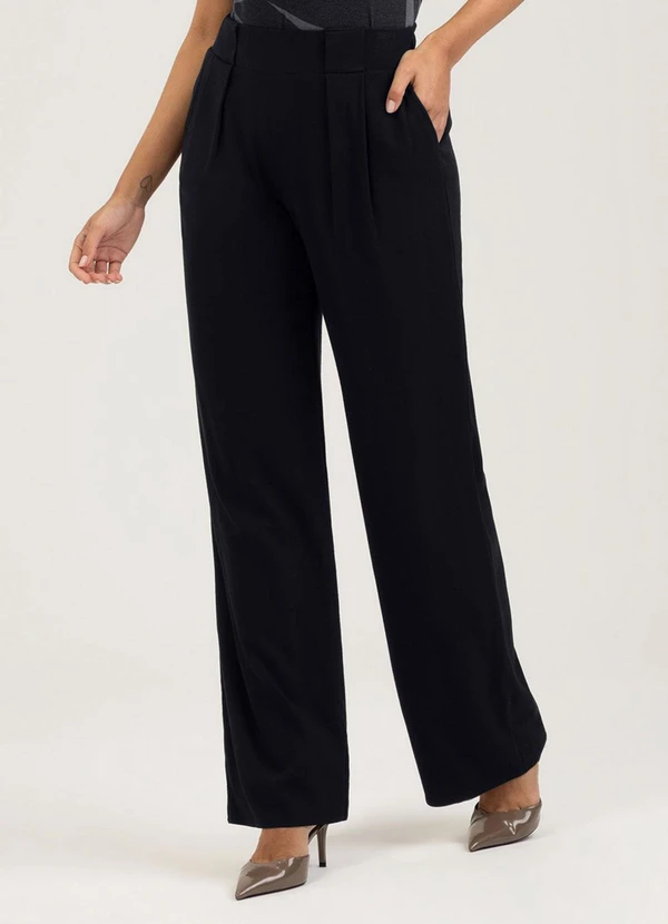 Cativa - Calça em Viscose Preto