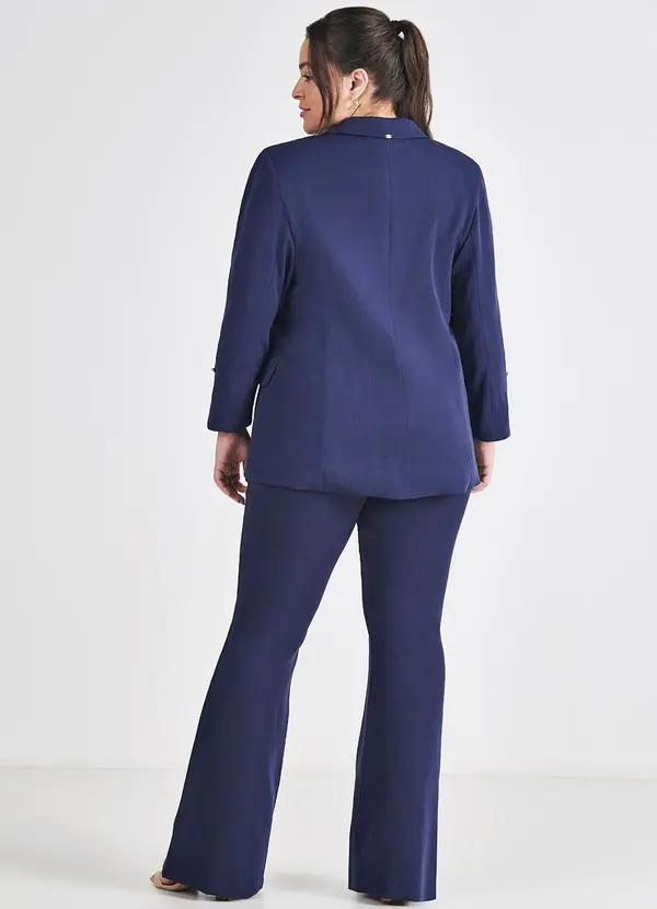 Principessa - Calça Flare de Alfaiataria Marinho Vaniria 8