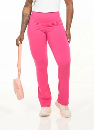 Cobertura - Calça Flare Feminina Rosa - COBERTURA