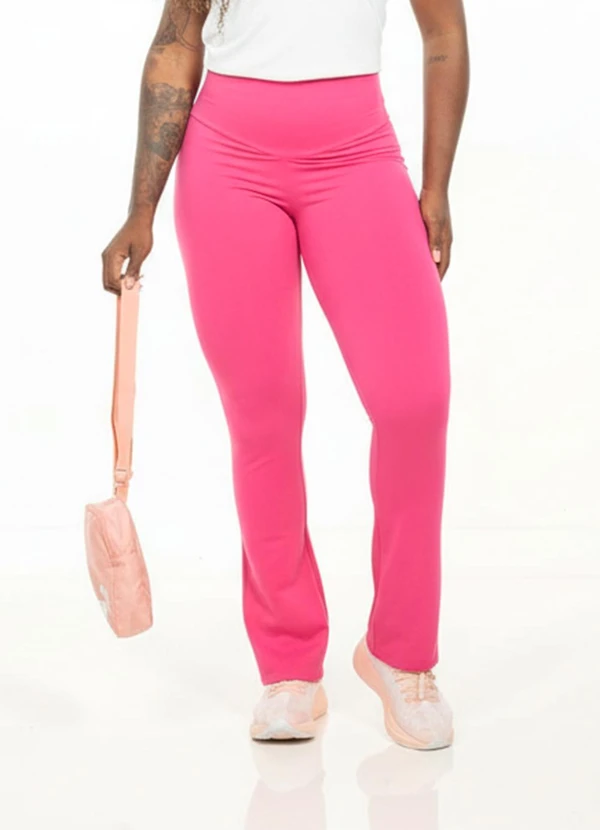 Cobertura - Calça Flare Feminina Rosa
