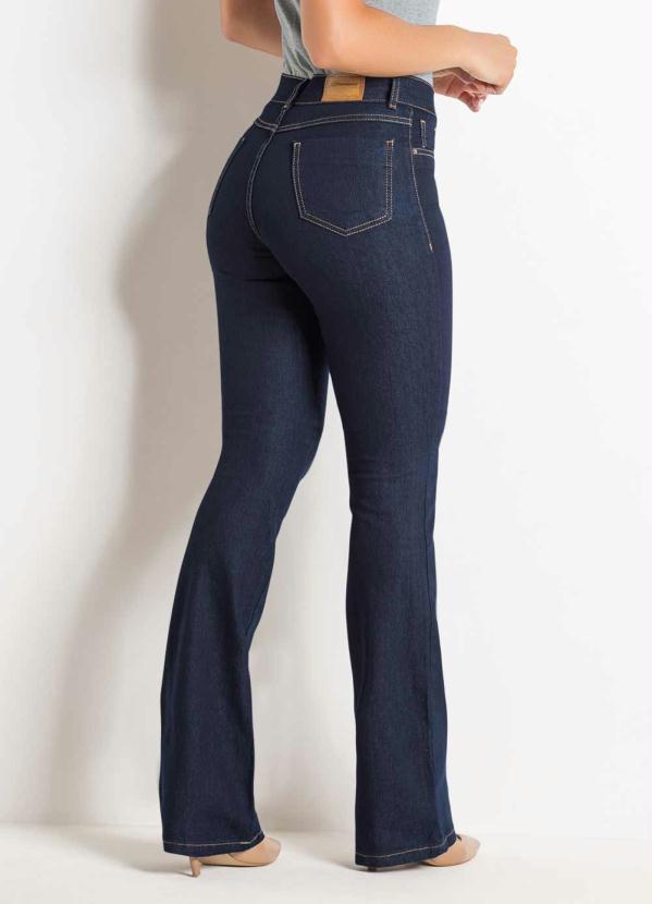 Sawary Jeans - Calça Flare Jeans Escuro Sawary com Bolsos 2