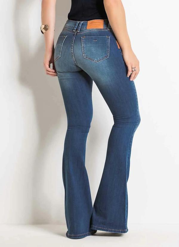 Sawary Jeans - Calça Flare Sawary Jeans com Cintura Média 2