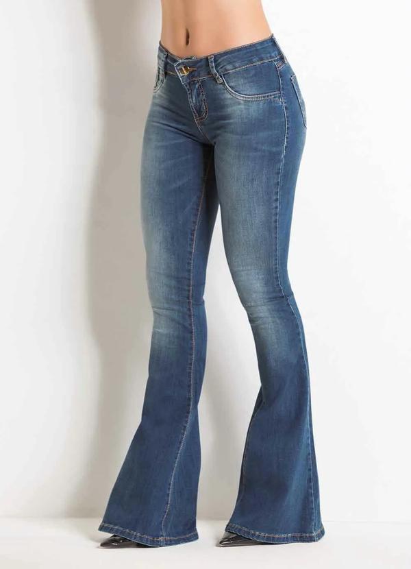 Sawary Jeans - Calça Flare Sawary Jeans com Cintura Média 6