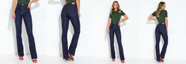 Cala Jeans Azul Escuro Boot Cut