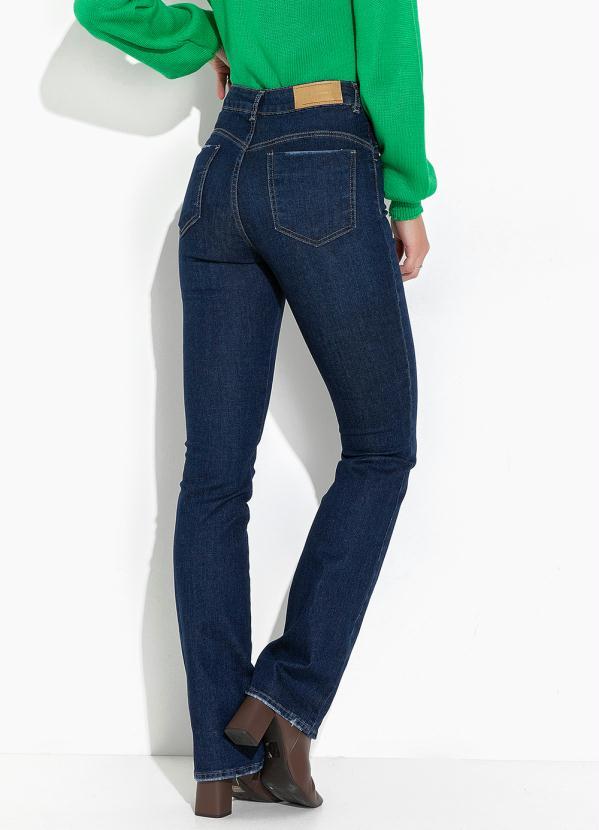 Sawary Jeans - Calça Jeans Azul Escuro em Jeans 2