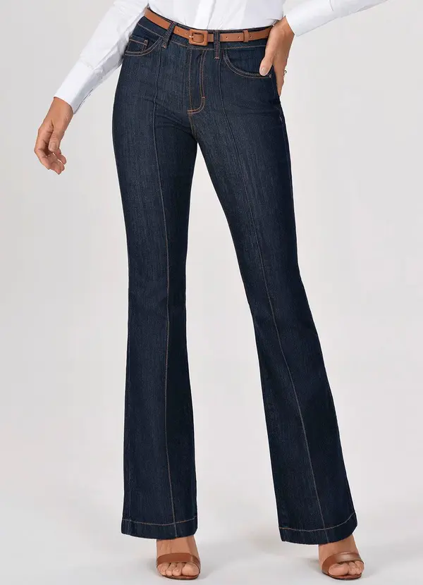 Principessa - Calça Jeans Flare Eloine Azul