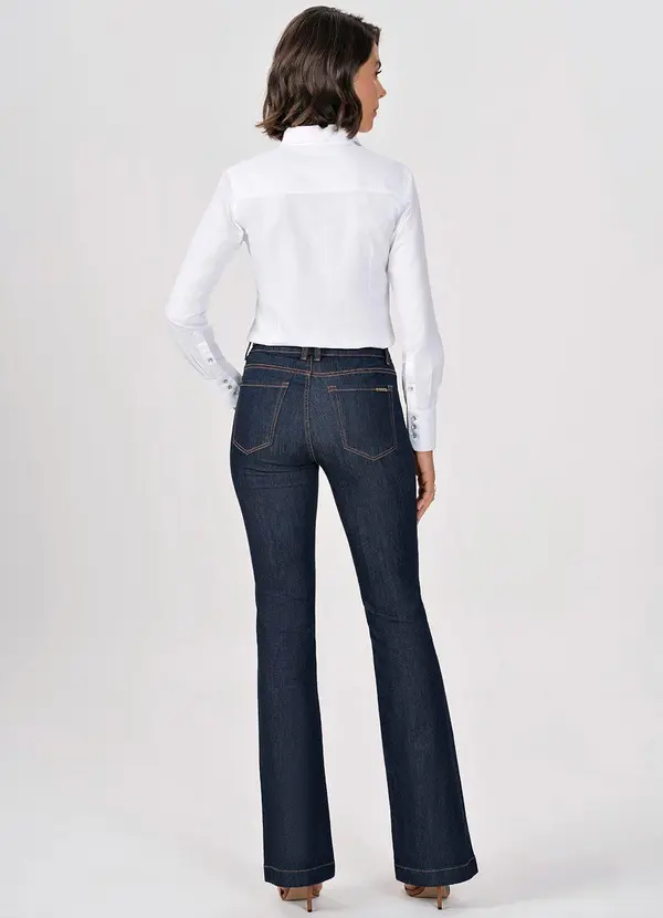 Principessa - Calça Jeans Flare Eloine Azul 4