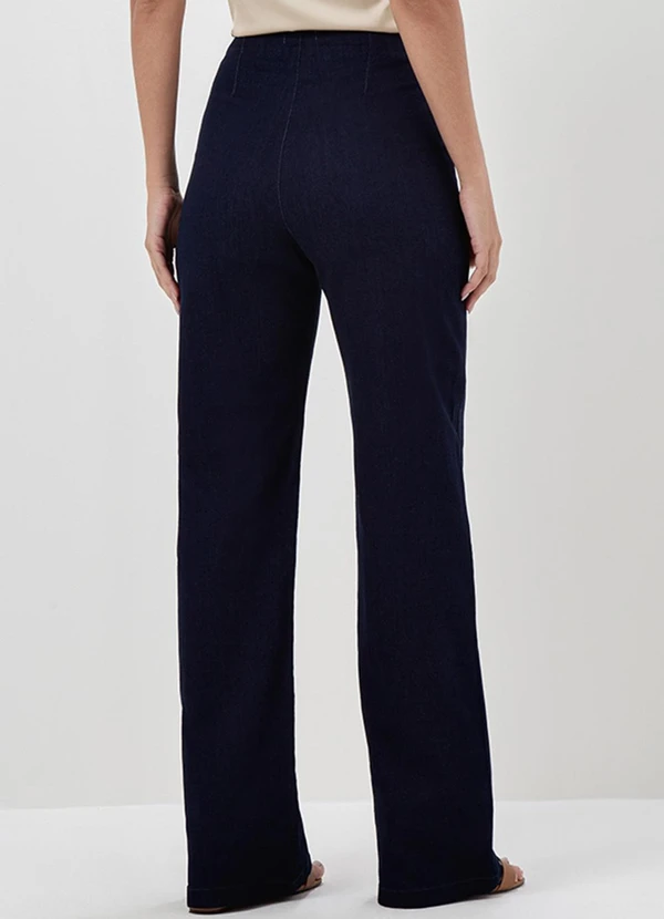 Principessa - Calça Jeans Wide Leg Azul Escuro Serena 2