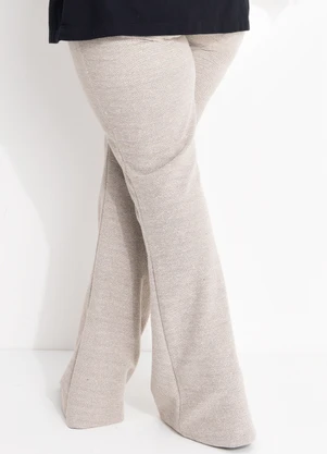 Quintess - Calça Natural em Moletinho Eco Chevron - QUINTESS