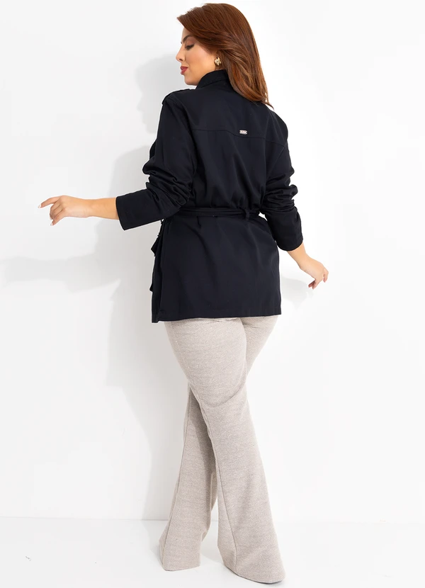 Quintess - Calça Natural em Moletinho Eco Chevron 2