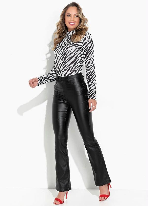 Sawary Jeans - Calça Preta em Sarja 3