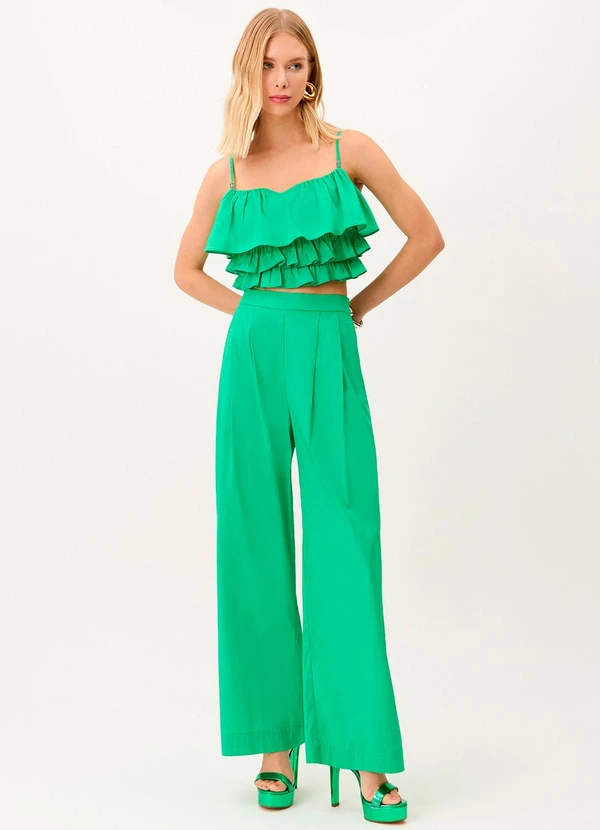 Carlota Costa - Calça Wide Verde 3