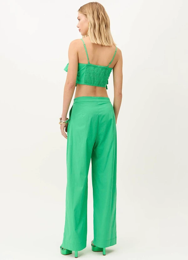 Carlota Costa - Calça Wide Verde 4