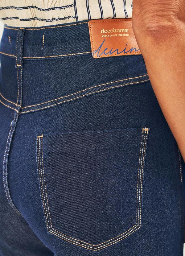 Doce Trama - Calça Amarilis em Jeans com Elastano Azul 6