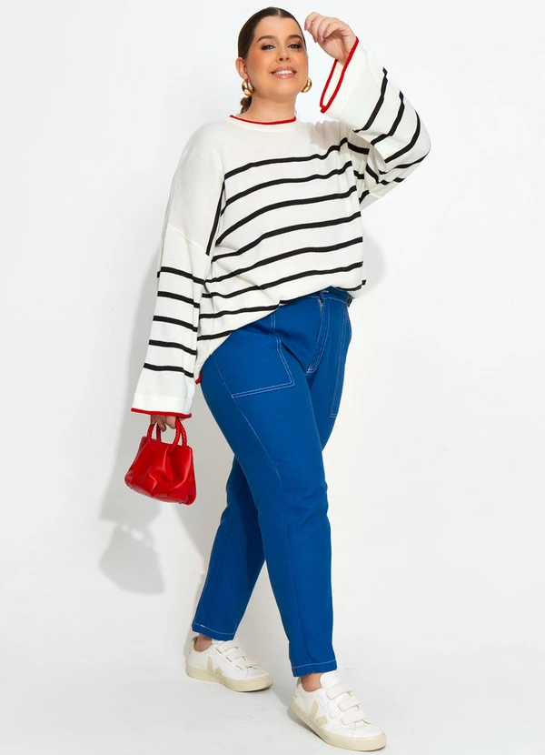 Quintess - Calça Azul Bic em Jeans 18