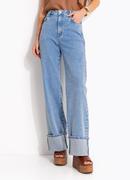 Cal�a Azul Claro em Jeans