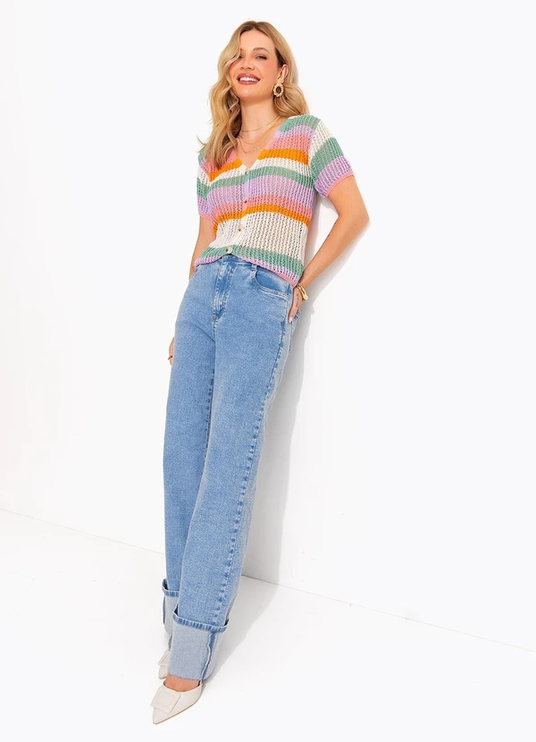 Quintess - Calça Azul Claro em Jeans 6