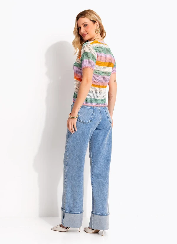 Quintess - Calça Azul Claro em Jeans 5