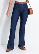 Cal�a Azul Escuro em Jeans