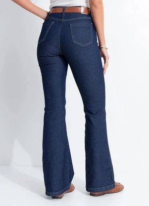 Quintess - Calça Azul Escuro em Jeans - QUINTESS