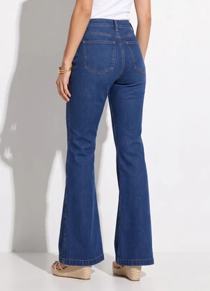 Quintess - Calça Azul Escuro em Jeans - QUINTESS