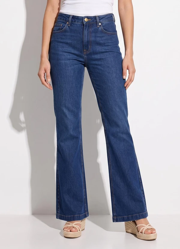 Quintess - Calça Azul Escuro em Jeans