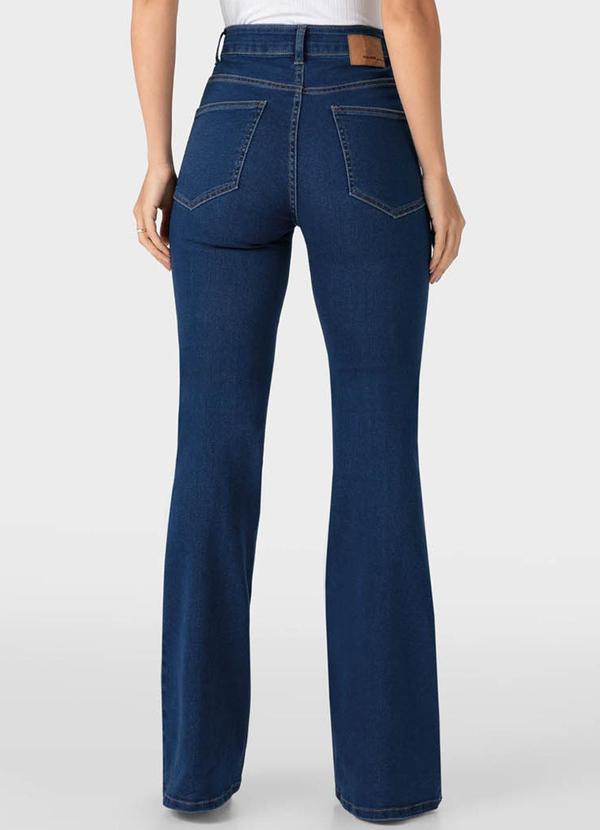 Malwee - Calça Azul Índigo Feminina Flare Flex Jeans 2