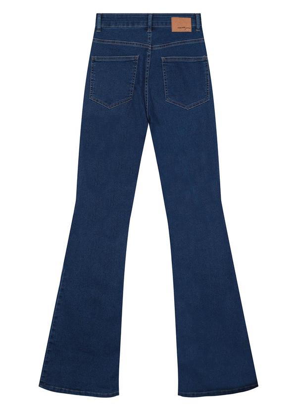 Malwee - Calça Azul Índigo Feminina Flare Flex Jeans 6