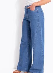 Cal�a Azul M�dio em Jeans