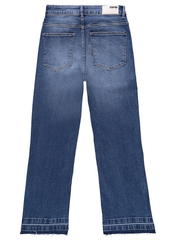 Enfim - Calça Reta Jeans Azul 4