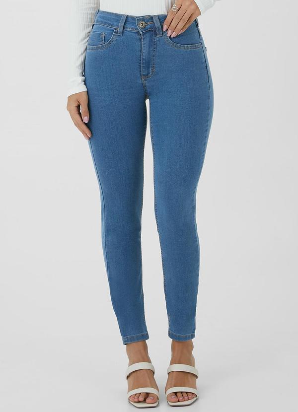 Malwee - Calça Azul Skinny Flex Jeans