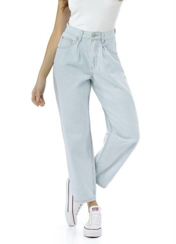 Angel - Calça Baggy Clara Jeans Azul