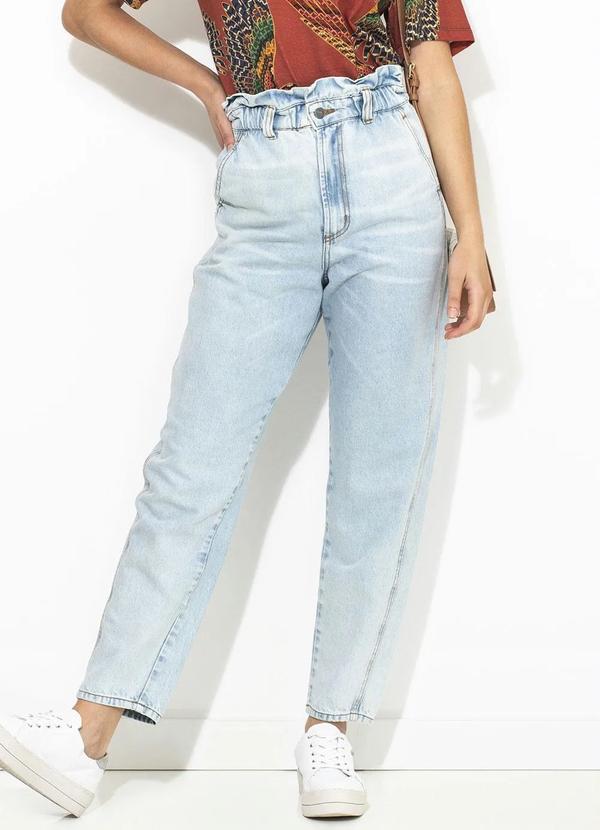 Farm - Calça Baggy Jeans Azul