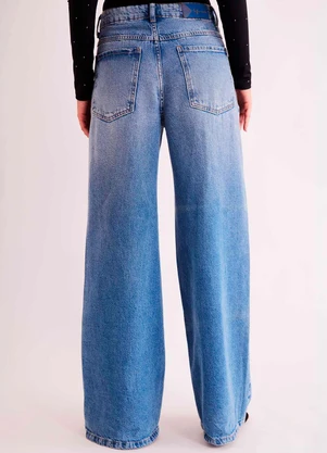 Sofie - Calça Baggy Urban Frame com Braguilha Deslocada - SOFIE