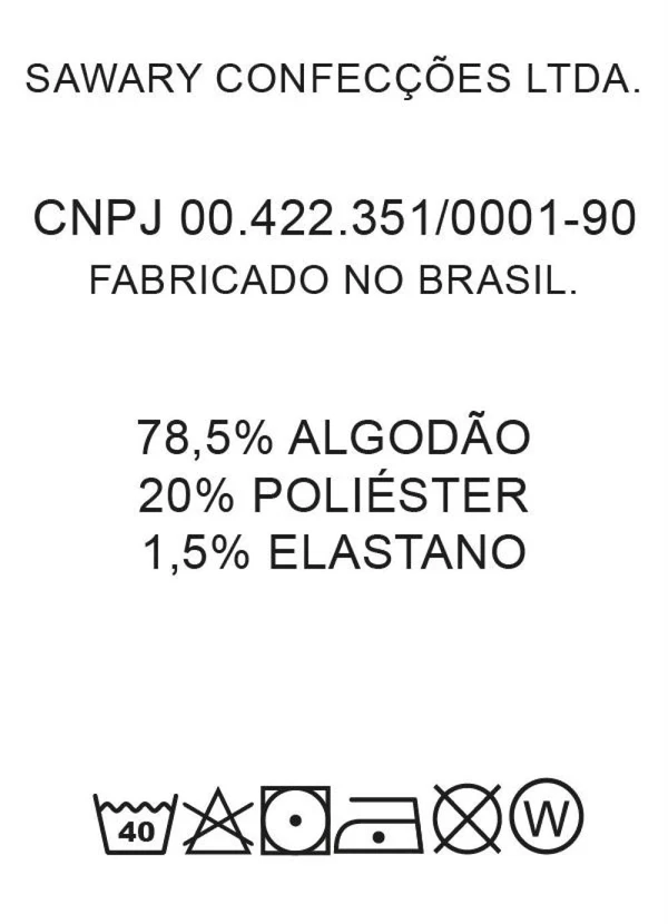 Sawary Jeans - Calça Cigarrete Básica Jeans Escura Sawary 11