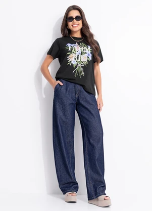 Farm - Calça Cintura Média Original Jeans Azul - FARM