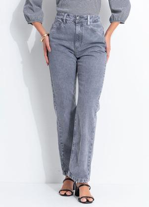 Cal�a Cinza em Jeans