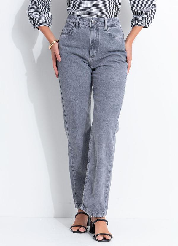 Cal�a Cinza em Jeans