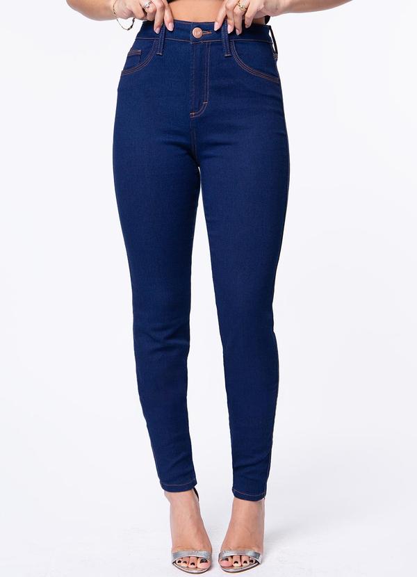 Rafree - Calça Fem Jeans Skinny Azul