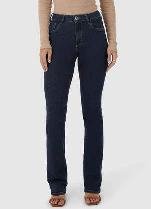 Malwee - Calça Feminina Bootcut Jeans Flex Azul - MALWEE