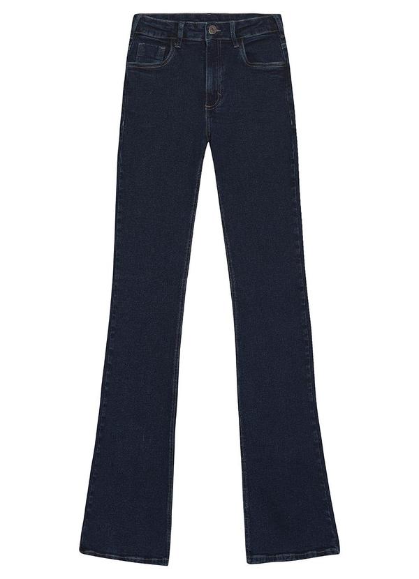 Malwee - Calça Feminina Bootcut Jeans Flex Azul 6