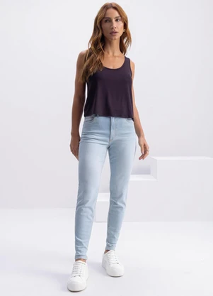 Essendi - Calça Feminina Jeans Colbie Plus Azul - ESSENDI