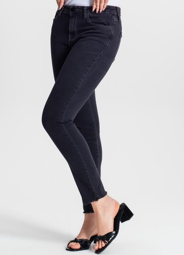 Rovitex - Calça Feminina Jeans Skinny Azul