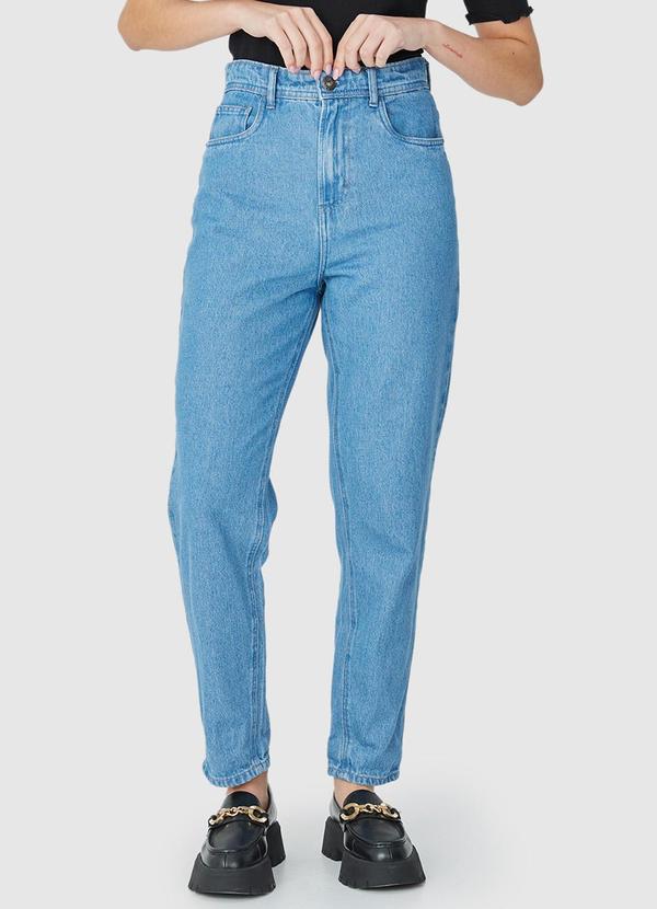 Malwee - Calça Feminina Mom Jeans Azul